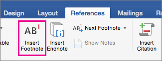 How to use endnote in word